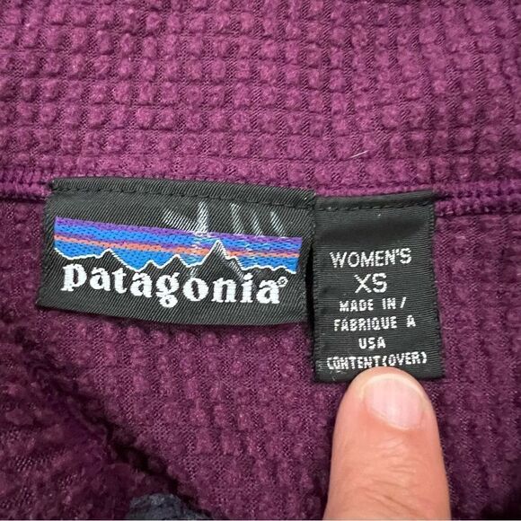 Vintage Patagonia Waffle Knit Quarter Zip Women's Medium - Picture 2 of 5